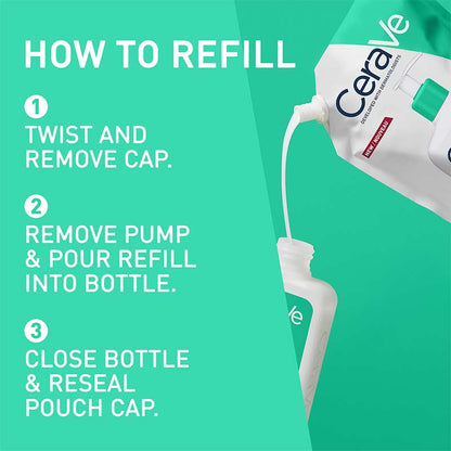 How to refill CeraVe Foaming Cleanser