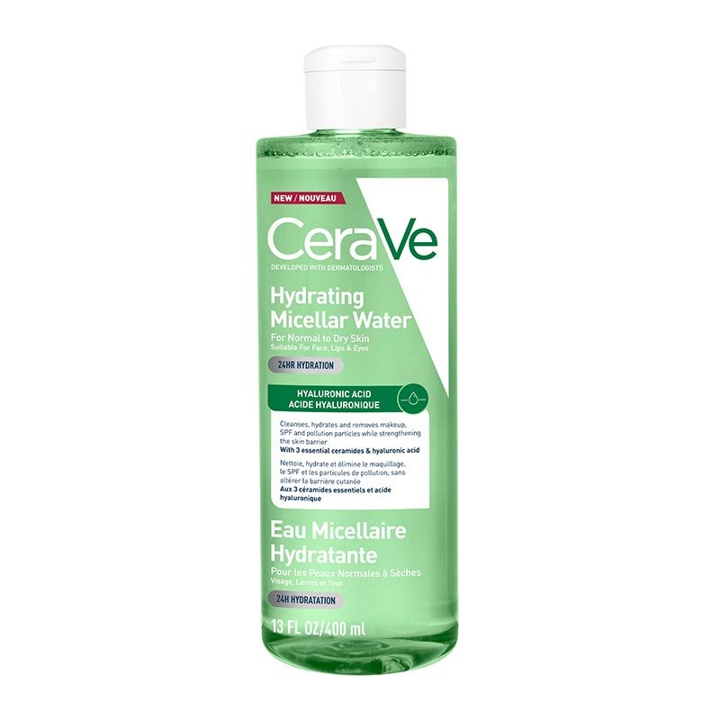 CeraVe Hydrating Micellar Water Cleanser for normal to dry skin 400ml