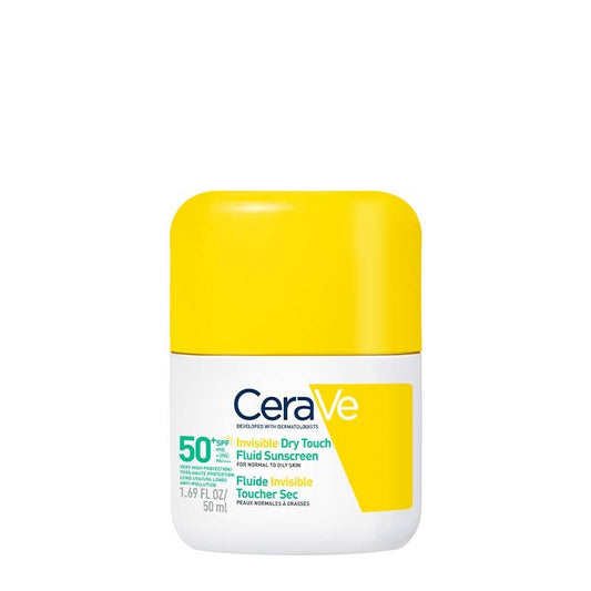 CeraVe Invisible Dry Touch Mattifying Fluid Sunscreen SPF 50 50ml