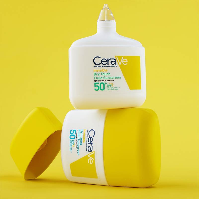 CeraVe Invisible Dry Touch Mattifying Fluid Sunscreen SPF 50