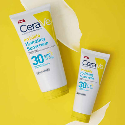 CeraVe Invisible Hydrating Sunscreen SPF 30 Two Sizes