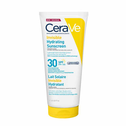 CeraVe Invisible Hydrating Face & Body Sunscreen SPF 30