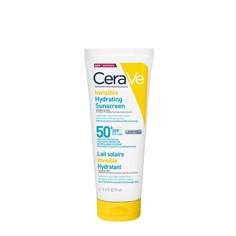 CeraVe Invisible Hydrating Sunscreen SPF 50 75ml