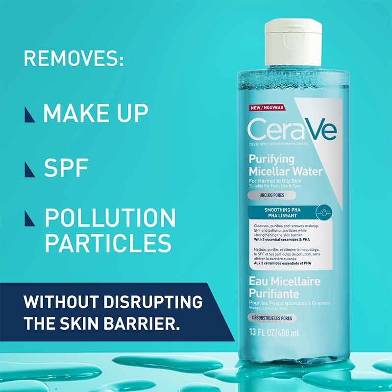 CeraVe Purifying Micellar Water Cleanser benefits