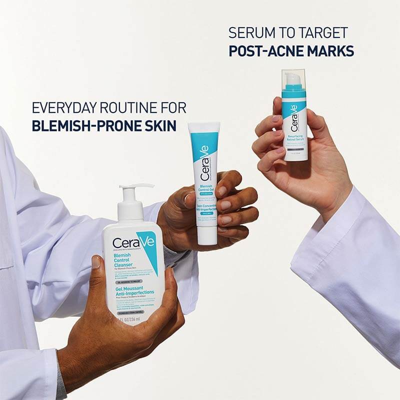 CeraVe, Resurfacing Retinol Serum, serum to target post acne marks, acne scars serum