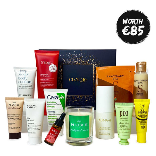  Cloud 10 | Beauty | #FestiveTreats | Gift Box | 12 products | NUXE | Paula’s Choice | Trilogy | Cerave | Alpha-H | Limited Edition Gift Box | beauty treats | finest skincare | pampering products | self-care 