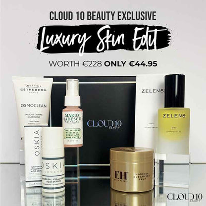 Cloud 10 Beauty #LuxurySkinEdit Gift Set, luxury skincare, OSKIA, Emma Hardie, Zelens, Mario Badescu, Institut Esthederm