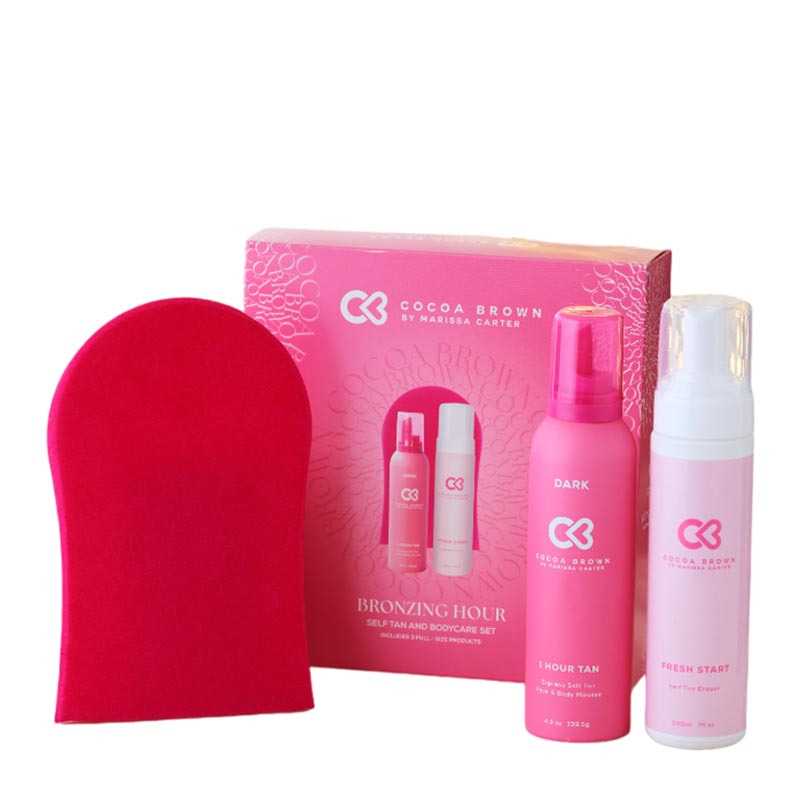 Cocoa Brown bronzing hour, tan eraser