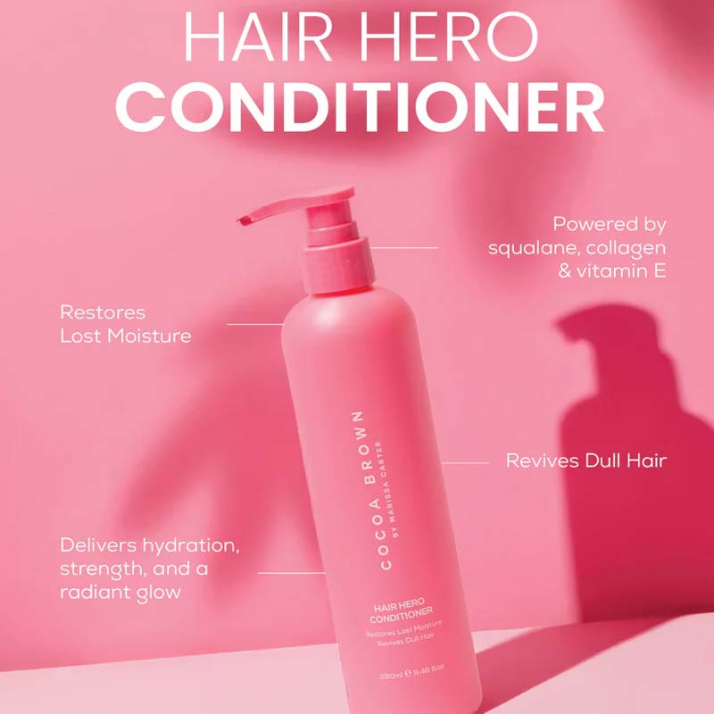 Cocoa Brown Hair Hero Conditioner Benefits