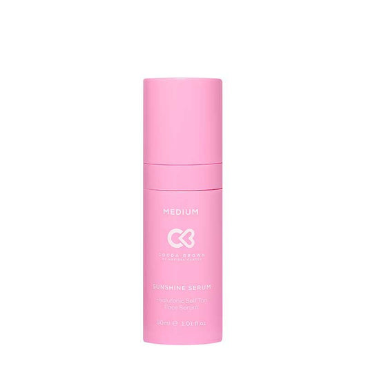 Cocoa Brown Sunshine Serum Face Serum | Combines Skincare with Self-Tanning | Imparts Gradual, Long-Lasting Tan | Enriched with Hyaluronic Acid for Deep Hydration and Revitalization