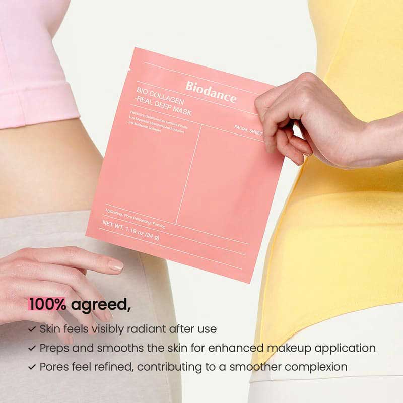 Biodance Bio Collagen-Real Deep Sheet Mask 4 Pack