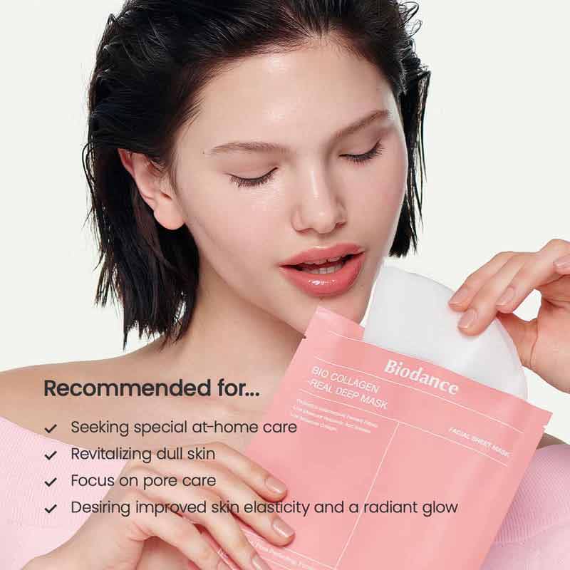Biodance Bio Collagen-Real Deep Sheet Mask 4 Pack