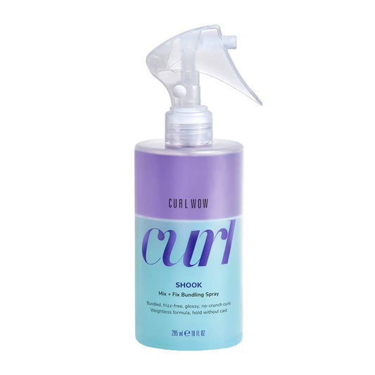 Curl Wow Shook Mix + Fix Bundling Curl Refresher Spray For Curly Hair, frizz free curly hair, curl products