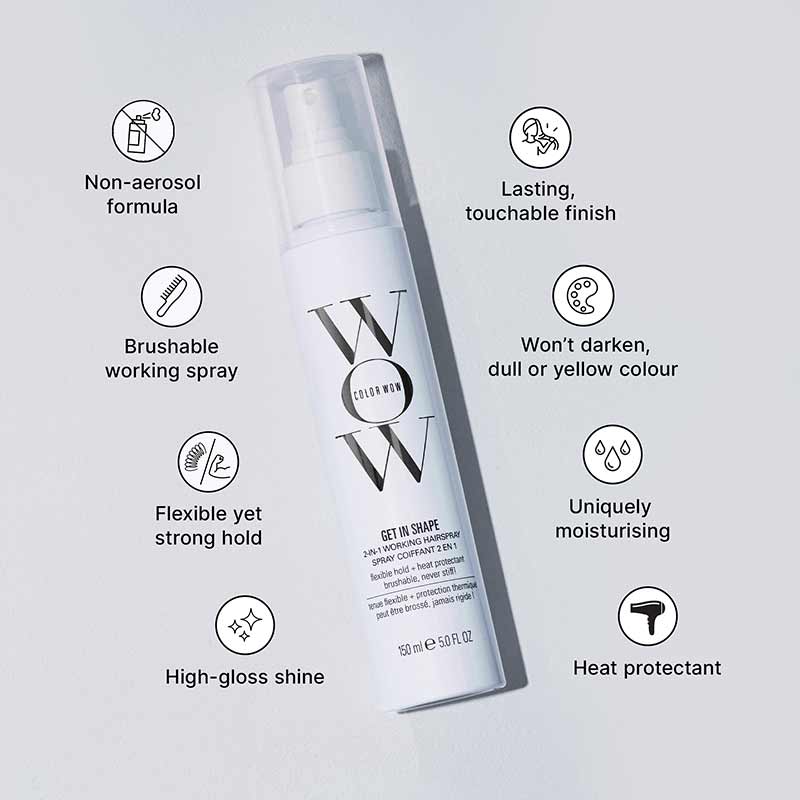 Color Wow Get In Shape 2-In-1 Working Hair Spray Key Benefits
