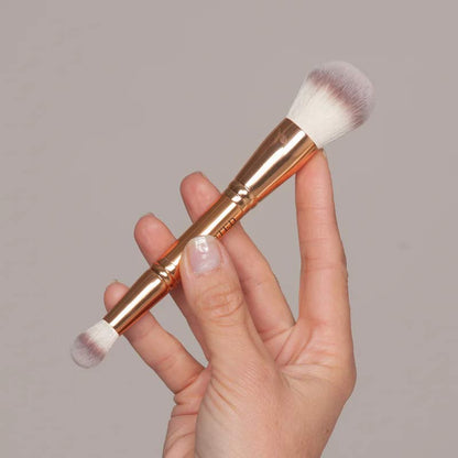 Sculpted By Aimee Connolly Dual Ended Beauty Buffer Complexion Brush | ultimate concealer foundation brush