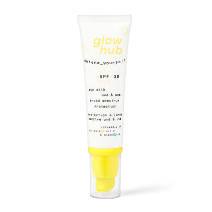 Glow Hub Defend Yourself SPF50 | SPF | skincare | high protection skincare | spf 30 | glow hub | hydrating sun cream 