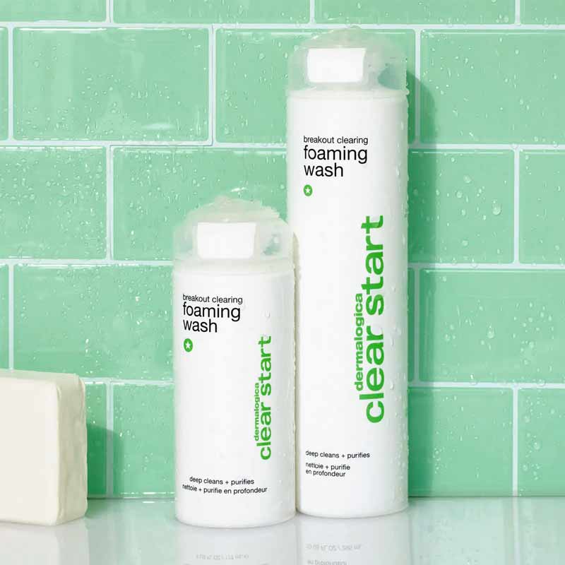 Dermalogica Clear Start Breakout Clearing Foaming Wash breakout cleasner | how to get rid of blackheads with a cleanser | gentle oily skin cleanser
