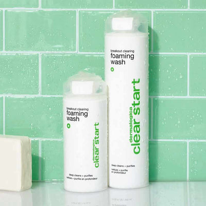 Dermalogica Clear Start Breakout Clearing Foaming Wash breakout cleasner | how to get rid of blackheads with a cleanser | gentle oily skin cleanser