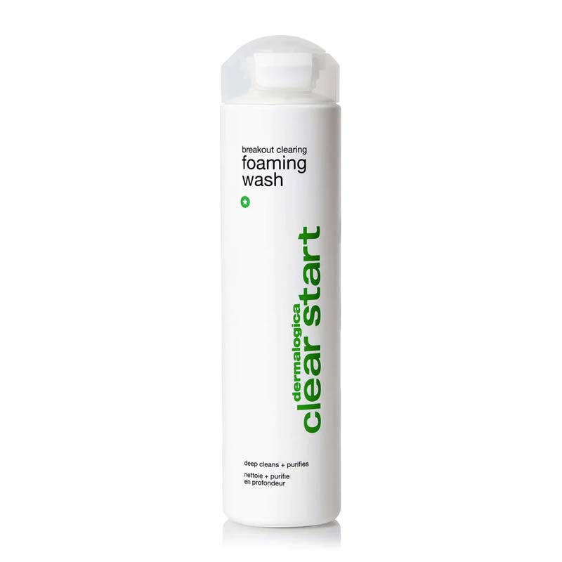 Dermalogica Clear Start Breakout Clearing Foaming Wash | deep cleans and purifies skin with cleanser |
