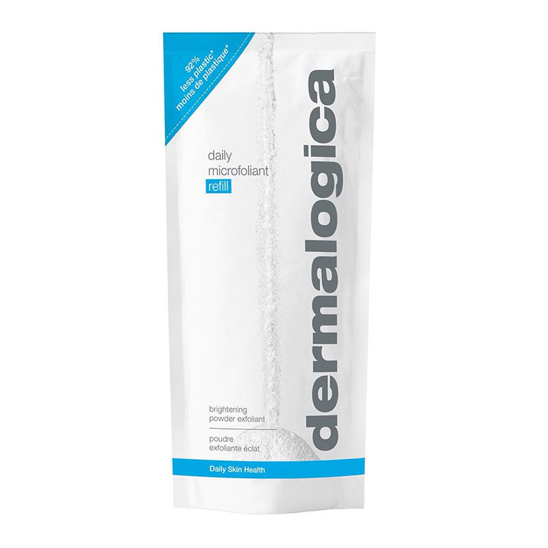 Dermalogica Daily Microfoliant® Refill | Sustainable Refill | Powder Exfoliant | Water-Activated | Rice-Based Formula | Refreshes, Brightens, and Smooths the Skin | Promotes a Glowing Complexion | Sustainable Shopping | Super Skincare