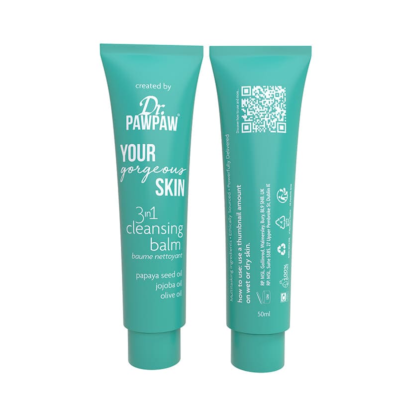Dr Paw Paw Your Gorgeous Skin 3 in 1 Cleansing Balm | multiple benefits | versatile balm | beautifully nourished | glowing complexion | simplify skincare | smooth | soft canvas | favorite products.