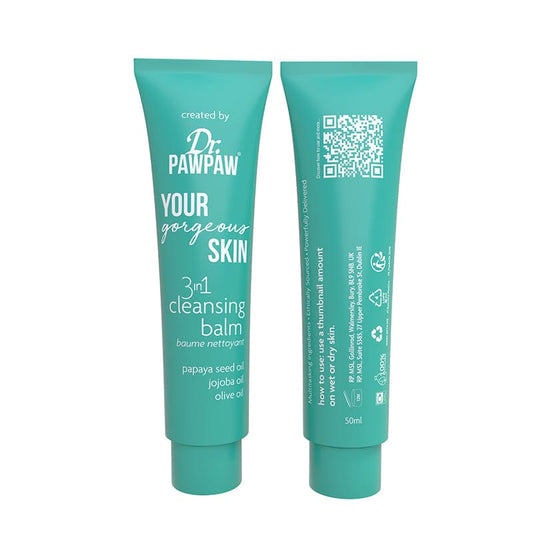 Dr Paw Paw Your Gorgeous Skin 3 in 1 Cleansing Balm | multiple benefits | versatile balm | beautifully nourished | glowing complexion | simplify skincare | smooth | soft canvas | favorite products.