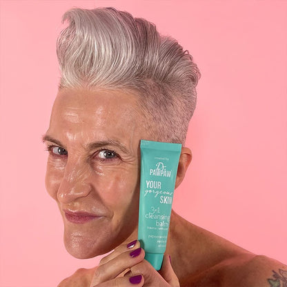Dr Paw Paw Your Gorgeous Skin 3 in 1 Cleansing Balm | multiple benefits | versatile balm | beautifully nourished | glowing complexion | simplify skincare | smooth | soft canvas | favorite products.