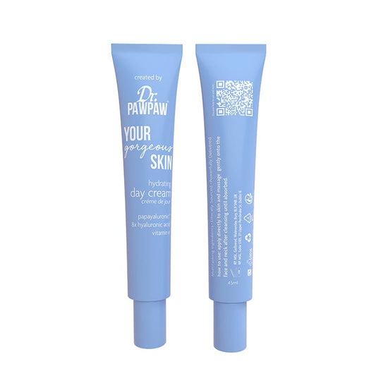 Dr Paw Paw Your Gorgeous Skin Hydrating Day Cream | lightweight | fragrance-free | vegan day cream | daily skincare routine | beautifully moisturized skin | confidence | skin deserves it.