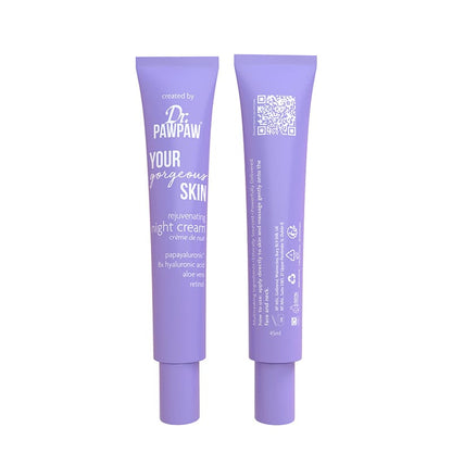Dr Paw Paw Your Gorgeous Skin Rejuvenating Night Cream | soothing | hydrating | age-renewal benefits | firmer | smoother | more radiant skin | care | peaceful night's sleep.