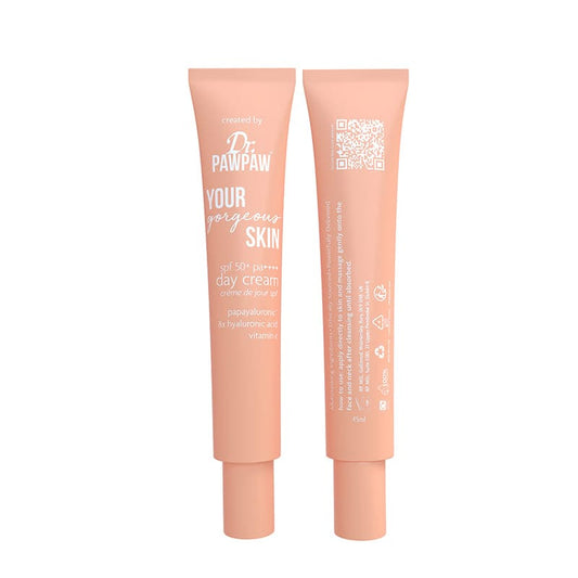 Dr Paw Paw Your Gorgeous Skin SPF 50 PA++++ Broad Spectrum Day Cream | superior sun protection | hydration | radiant skin benefits | daily skincare routine | beautifully protected | nourished skin | confidence.