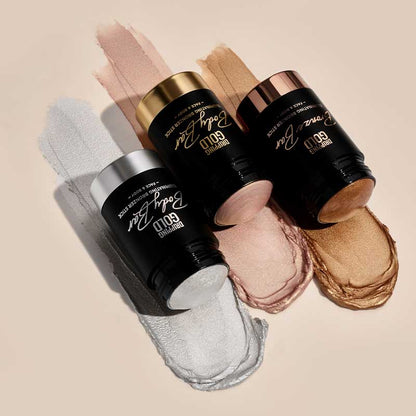 Dripping Gold Body Bar Illuminating Stick 3 Shades with swatches