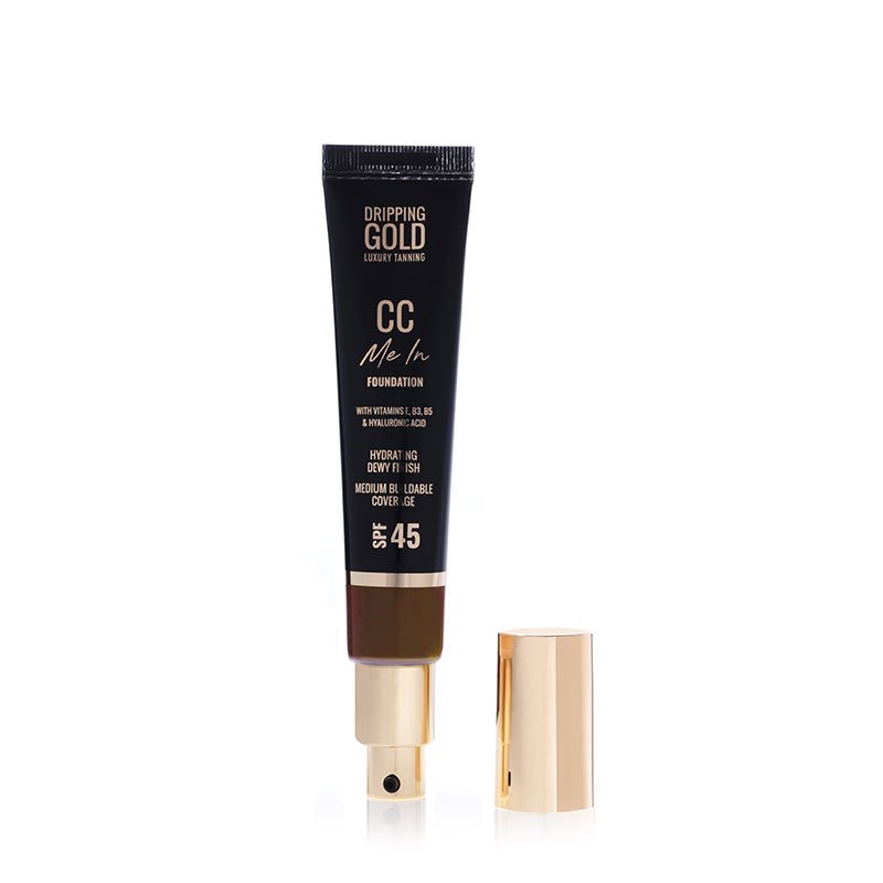 SoSu by SJ Dripping Gold CC Me In Foundation Medium Coverage SPF 45 10 Rich