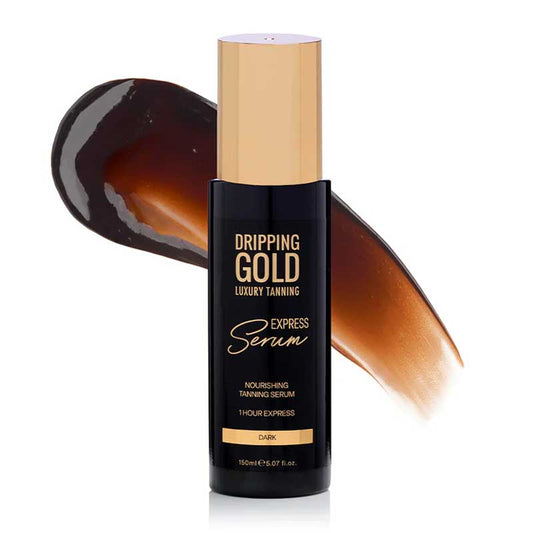  Dripping Gold Express Serum | Quick-developing tan | Light glow in 1 hour, medium in 2, dark in 3 | Medium