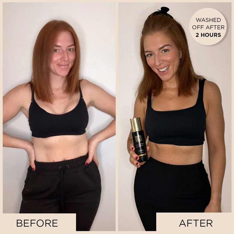 Dripping Gold Express Serum | Quick-developing tan | Medium glow in 2 hours | Dark