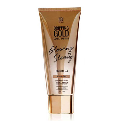 Dripping Gold Glowing Steady Gradual Tan