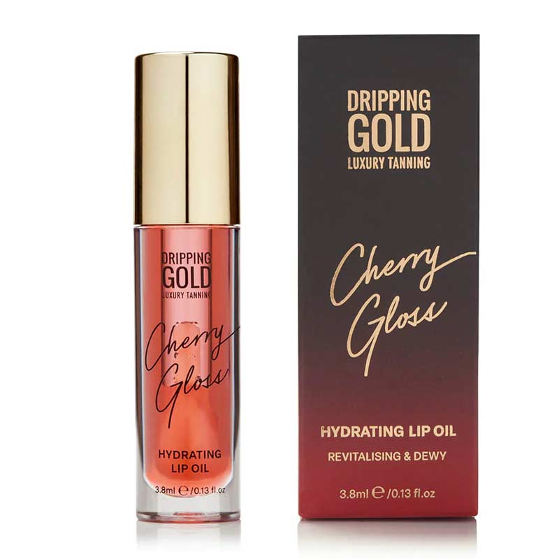 Dripping Gold Hydrating Lip Oil | extremely | nourishing | lip| oil | light | cherry | lips | moistened | nourished | dewy | revive | luminous | shine
