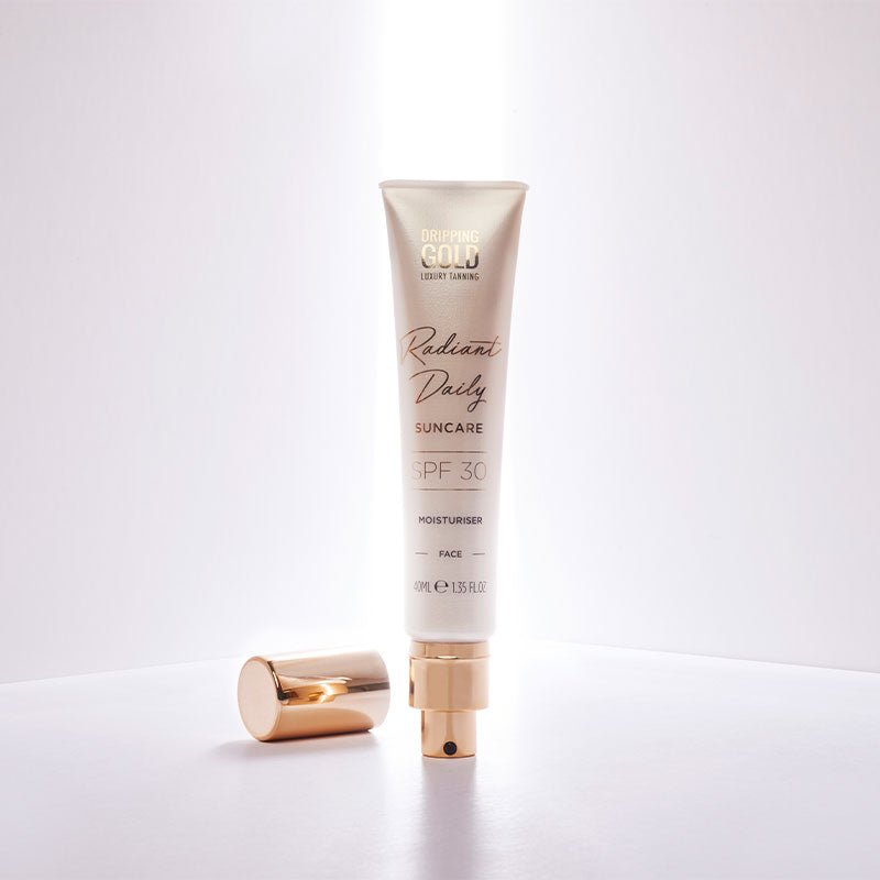 SOSU by Suzanne Jackson Dripping Gold Radiant Daily Suncare SPF 30 Moisturiser | face moisturiser with spf | moisturiser for being in the sun