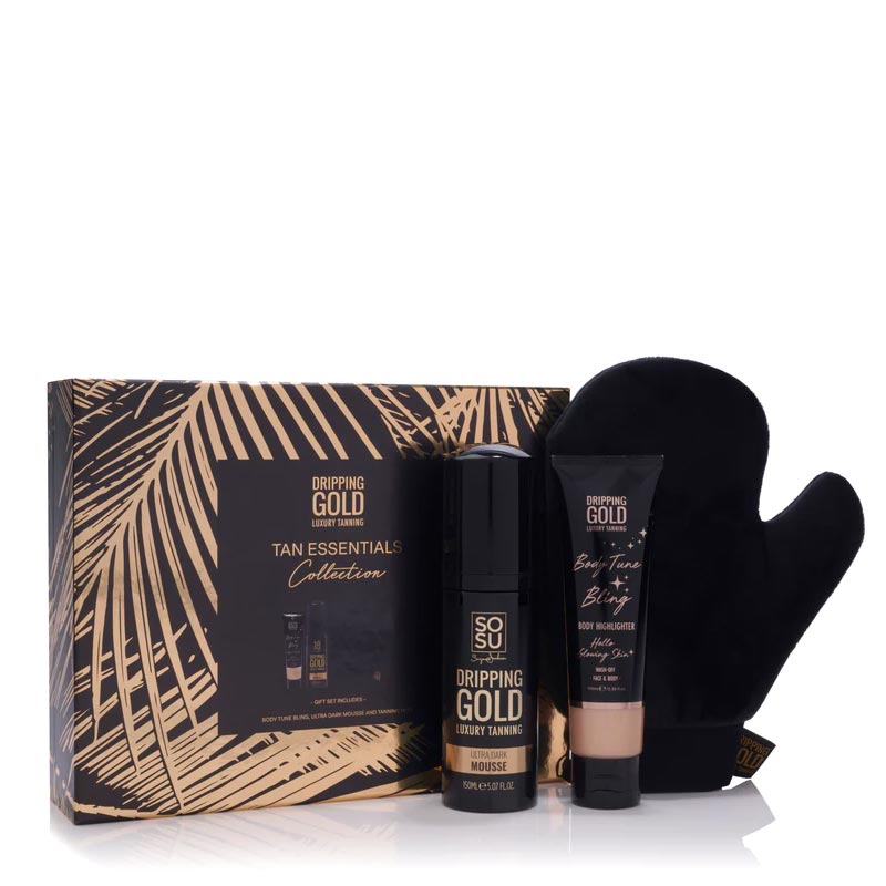 Dripping Gold Tan Essentials Collection Gift Set Discontinued
