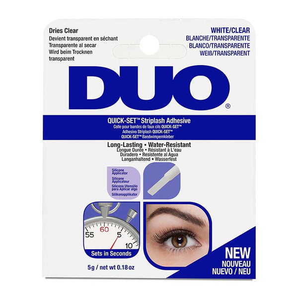 Duo Clear Quick Set Adhesive | false lash glue | lash glue | duo glue | clear lash glue | duo 