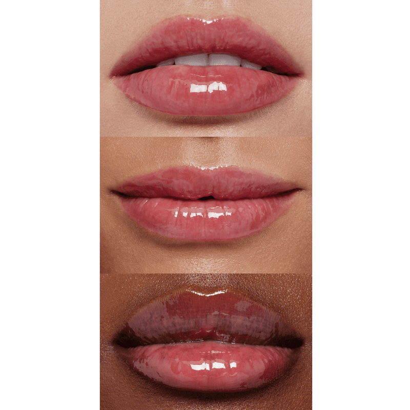 e.l.f. Glow Reviver Lip Oil | Sheer wash of colour | Vegan & Cruelty-Free | Rose Envy on lips