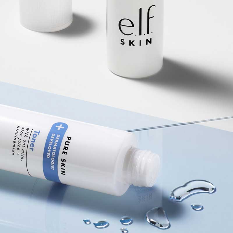 e.l.f Skin Pure Skin Toner | fragrance-free | gentle formula | nourishes and moisturizes | promotes healthier, refreshed skin | softer, smoother complexion