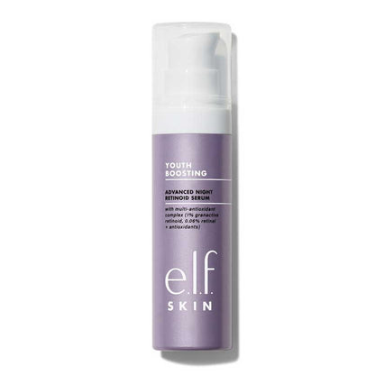 e.l.f Skin Youth Boosting Advanced Night Retinoid Serum | ultimate weapon against aging | powerful results | anti-aging serum | reduces appearance of fine lines and wrinkles | smoother, renewed, radiant skin | potent 1% granactive retinoid | antioxidants | visible improvements in just four weeks