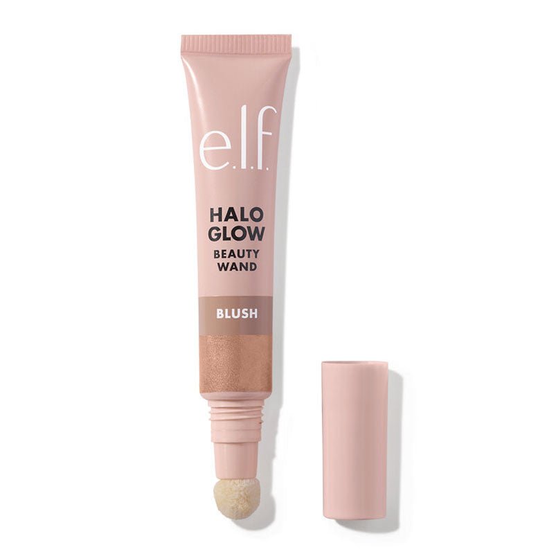 e.l.f. | Halo Glow | Blush |  Beauty Wand | luminous | pigmented | squalane | luminous | lightweight texture | flushed | pop of color | cushion-tip applicator | hydration | radiant | glowing | Candlelit | Rosé You Slay | Magic Hour | Berry Radiant
