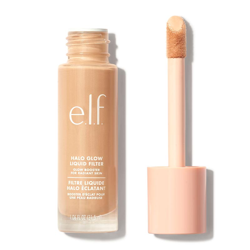 e.l.f. Halo Glow Liquid Filter | e.l.f. Holy Grail | Hero Product | Glowy Finish | Complexion Boosting | Skincare Makeup Hybrid | Hyaluronic Acid | Squalane | Moisture and Hydrate under makeup