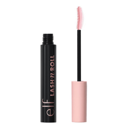 e.l.f. Lash 'N Roll Mascara | curling | Curved silicone brush | Lifts and separates | Smudge-resistant | Flake-resistant