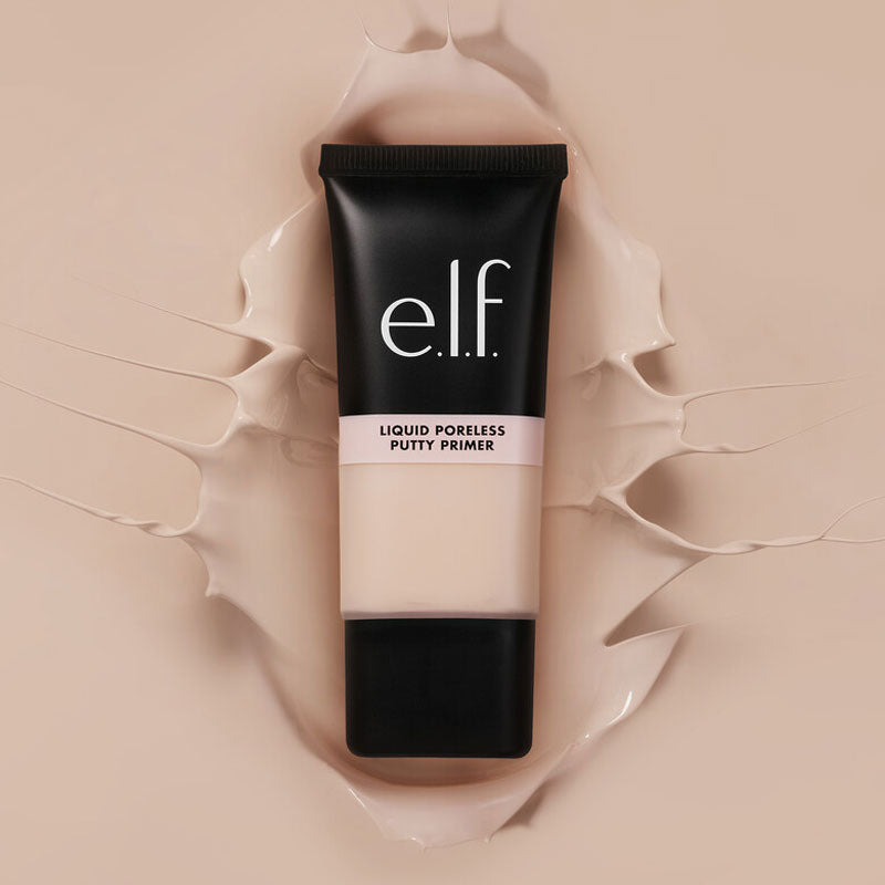 e.l.f. | Liquid | Poreless | Putty | Primer | flawless canvas | makeup application | lightweight | velvety | squalane | minimizes pores | smooths | strong grip | long-lasting | stay all day