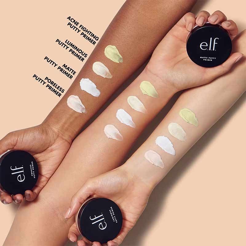 e.l.f. Luminous Putty Primer | Add radiance | Multiuse | Under makeup | Wear alone | Prime skin | Radiance finish 
