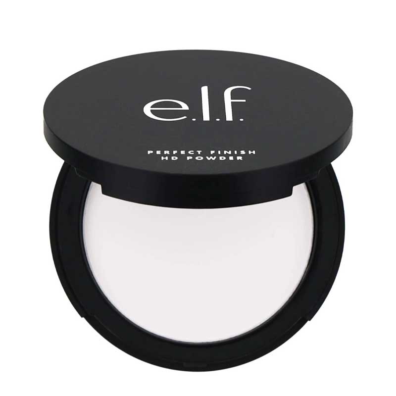 e.l.f. Perfect Finish HD Powder | Finishing step | Fills lines | Airbrushed appearance | Set makeup | Light powder | weightless | Even complexion | Gentle glow