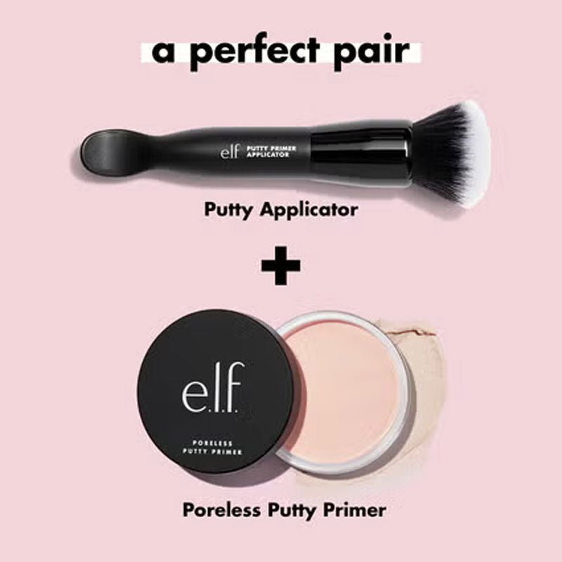 e.l.f. Putty Primer Makeup Brush Applicator, face brush, double sided makeup brush