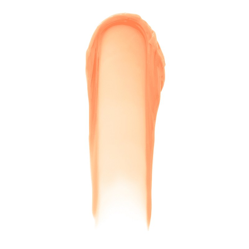e.l.f. Squeeze Me Lip Balm | Juicy lips | Hydrated | Sheer color | Hyaluronic acid | Shea butter | Goji berry | Lightweight | Moisturizing | Vegan | Cruelty-free | Peach Swatch